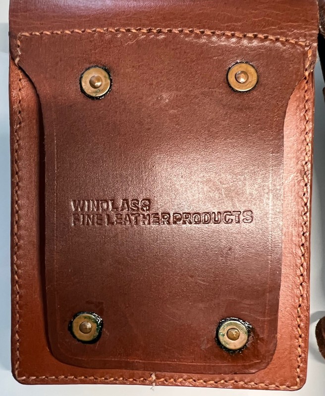 U.S. WW II STYLE 1911 HOLSTER , BELT & MAG POUCH. WINDLASS LEATHER REPRODUCTIONS gallery