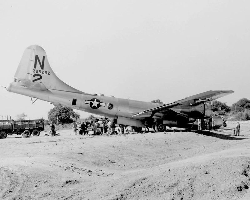 Wrecked Boeing B-29 Superfortress Bomber World War II WWII WW2 8×10 Photo 675c