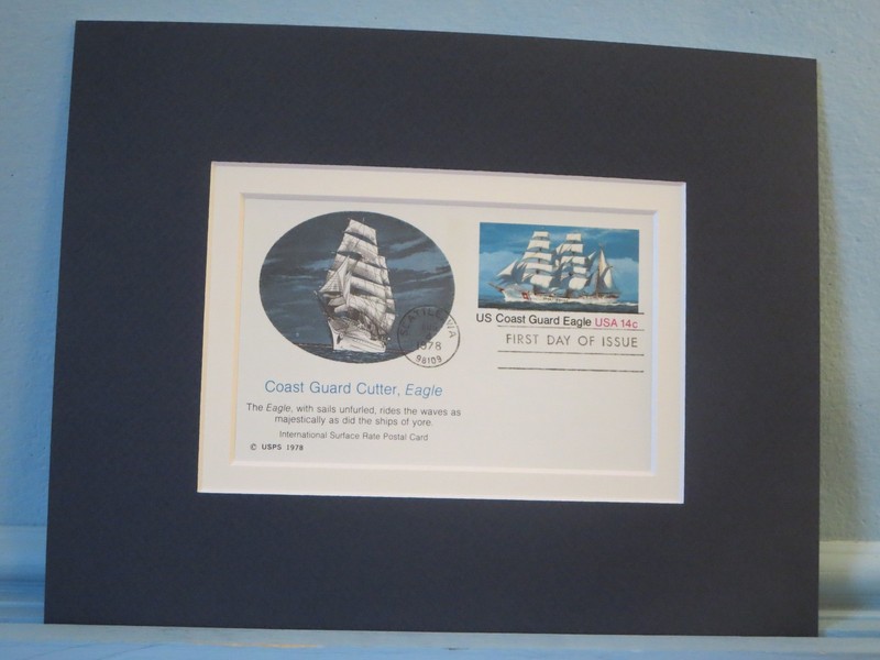The U.S. Coast Guard & Tall Ship – USS Eagle First Day Cover of its own stamp