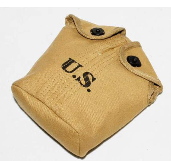 WWII WW2 US M1910 Canteen Khaki Cover – US099