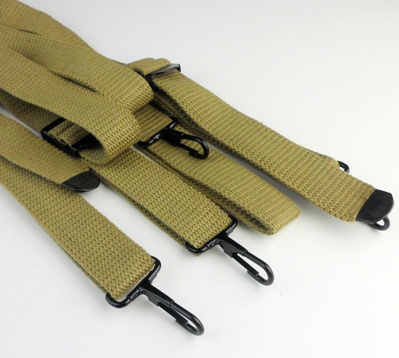 WWII US Army M1936 Suspenders Strap M1936 Belt Field Gear Canvas gallery
