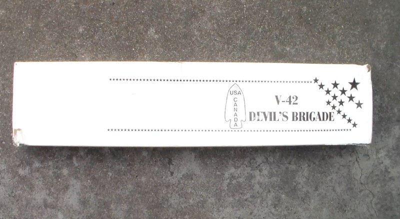 Reproduction WW2 V-42 "Devil's Brigade" USA & Canada Combat Fighting Knife & Box gallery