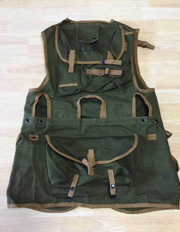 WW2 US ARMY D-DAY INVASION RANGER NORMANDY 1944/LANDING VEST GREEN MILITARY COLL gallery