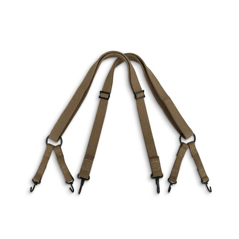WW2 US USMC M1941 Combat Field Equipment Suspender Canvas BACKPACK Strap&Belt