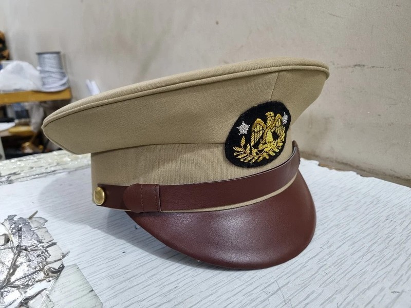 Mexican Army Military Officers Dress Visor Hat Cap All Size gallery
