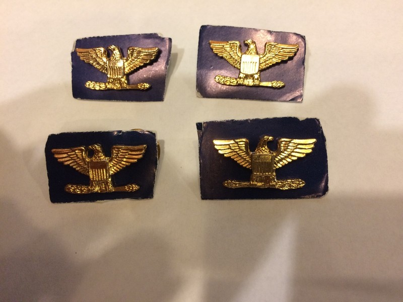 Eagles to be used on Clothing Worn To Bars Replicas Came from Bar Eagle Club 4pc
