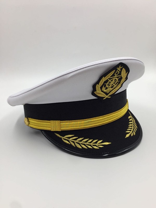 Crew Cap Naval Officer Hat Military Men Sailor gallery
