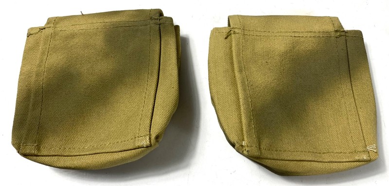 WWII US AIRBORNE PARATROOPER PATHFINDER M1 RIFLE CAMO RIGGER AMMO POUCH-PAIR gallery
