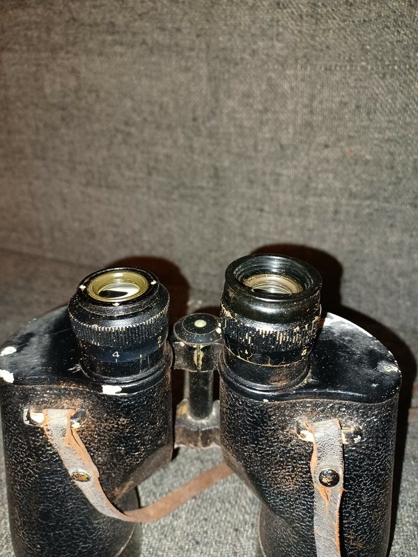 US WWII USN BAUSCH AND LOMB BINOCULARS 7X50 WITH CASE gallery