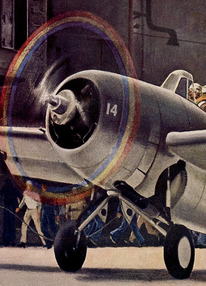 1943 Your Navy - First Line of ATTACK Vintage Style WW2 Poster - 24x36 gallery