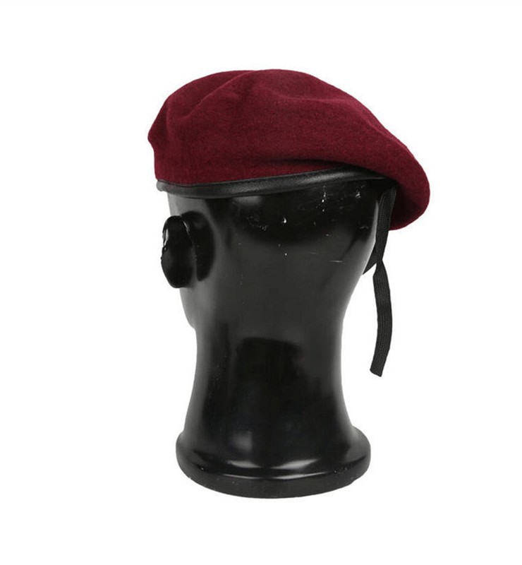 US Army Special Forces Red Ranger Beret Cap Military Soldier Hat Size M L XL gallery