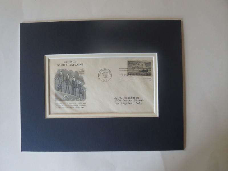 World War II – The “Immortal Four Chaplains” & First Day Cover of their stamp