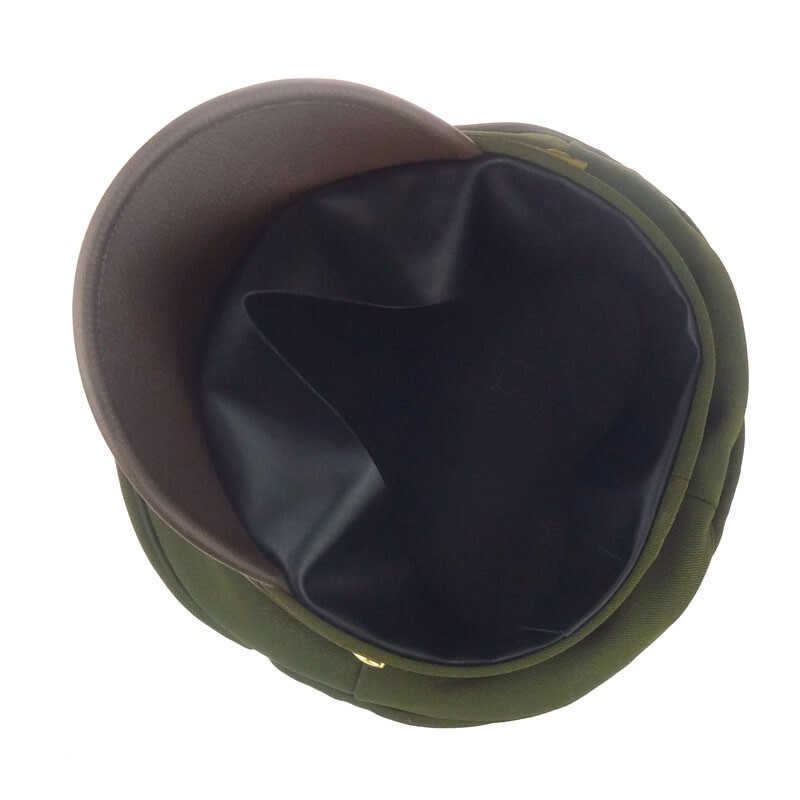 WW2 US Army Air Corps Officer Crusher Hat Military Cap With Golden Eagle Badge L gallery