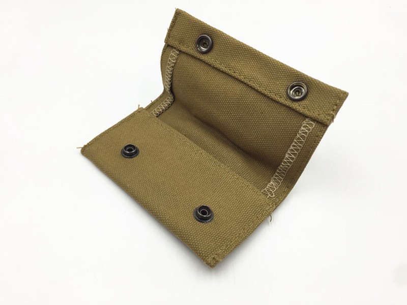 WW2 Korean War US Army M1910 First Aid Pouch Outdoor Webbing Bag KHAKI WITH HOOK gallery