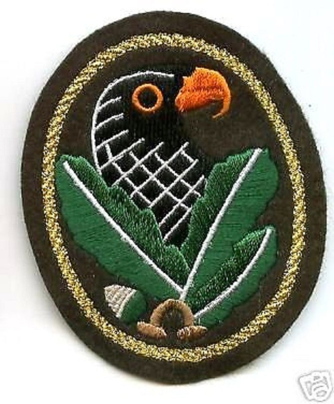DEUTSCHER GERMAN SNIPER CLOTH BADGE SNIPER‘S 1ST CLASS SNIPER PATCH (REPO)