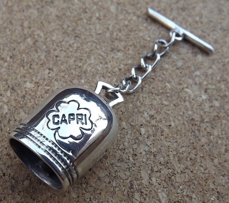 WW2 repro San Michele Capri Bell Charm sterling silver Brand new gallery