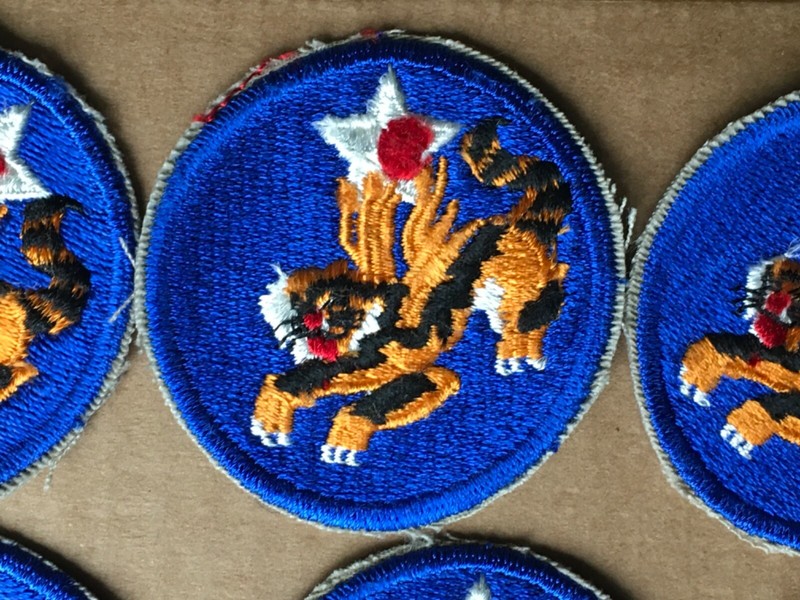 (8) Vtg NOS WWII Flying Tiger Patch Patches unused China gallery