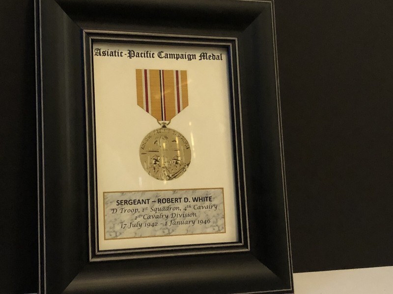 ASIATIC-PACIFIC CAMPAIGN MEDAL ~ 5x7 Medal Print with Rank, Name, Unit, etc. gallery