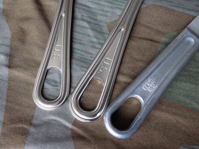 WW2 US Army Utensil - Fork, Spoon, Dinner Knife Eating Set - High Quality Repro gallery