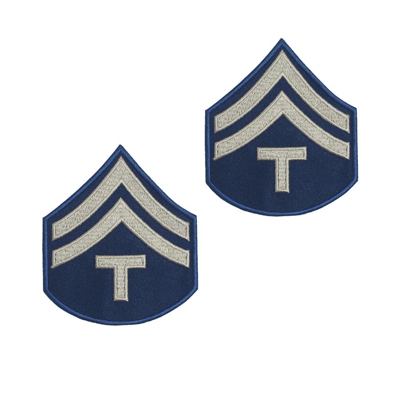 Technician 5th Grade Rank Badge - WW2 Repro Stripes Patch badge Army Uniform New