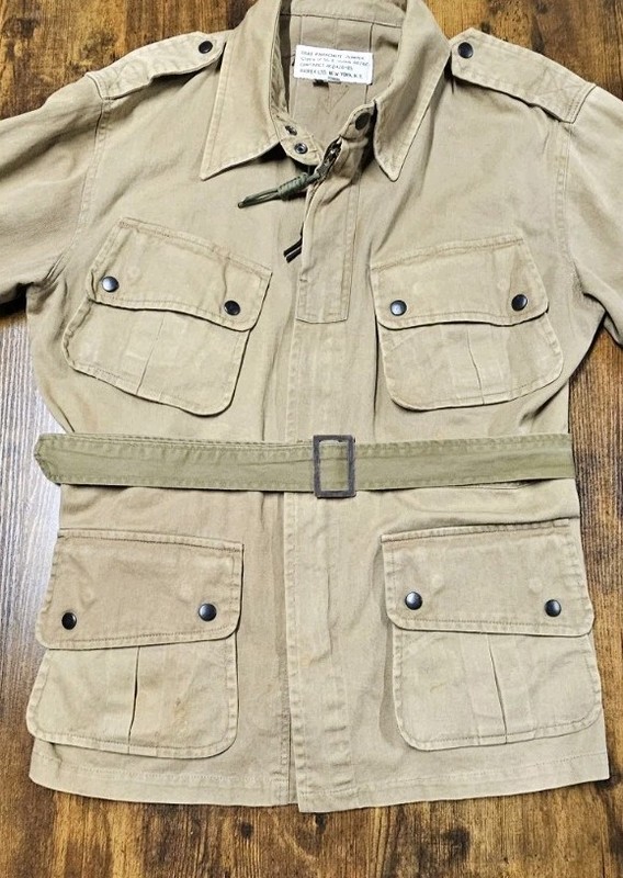 Avirex WWII US AIRBORNE PARATROOPER M1942 M42 80s Replica JUMP JACKET-Large gallery