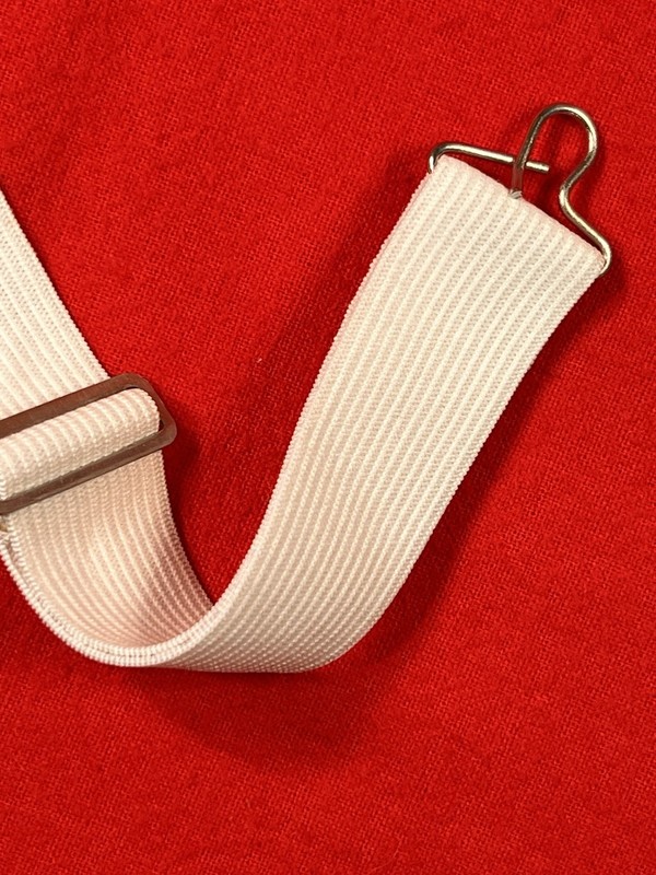 WWII GOGGLE STRAP, White (for AN-6530, B-7) USN/USMC. New! gallery