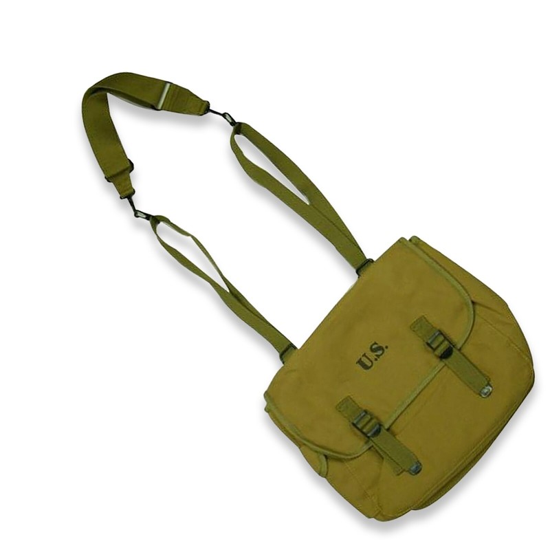 WW2 US MILITARY M36 MUSETTE WWII CANVAS BAG BACK HAVERSACK gallery