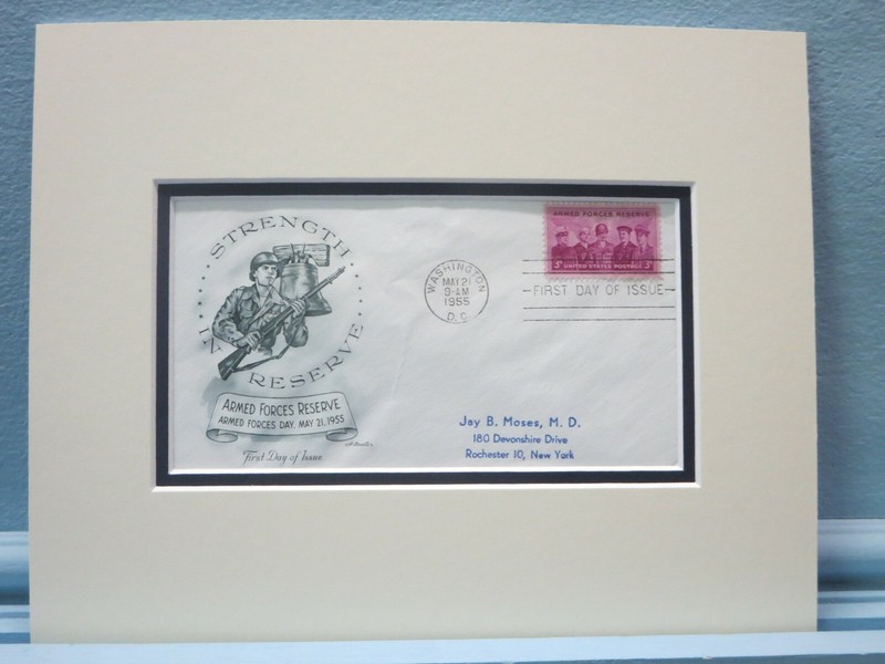 Honoring the US Armed Forces Reserve & First Day Cover of its own stamp