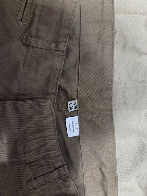ATF Repro WWII USMC Khakis Set & 2 Original Piss Covers gallery