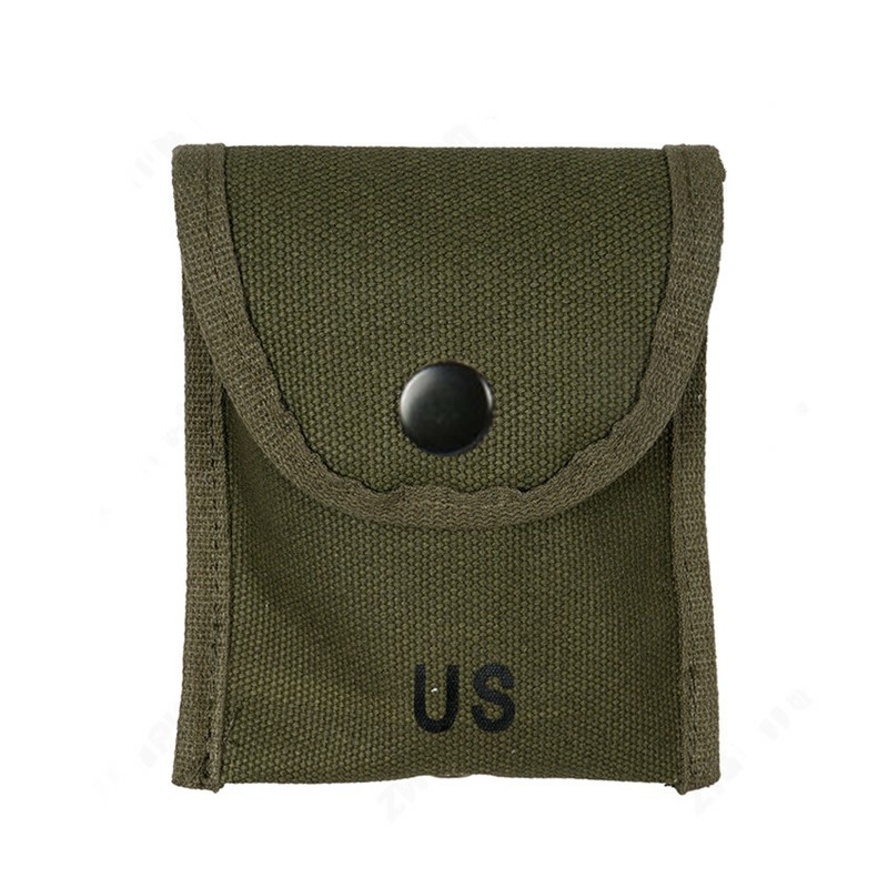 US ARMY VIETNAM WAR M1956 COMPASS BAG CANVAS FIRST AID KIT POUCH