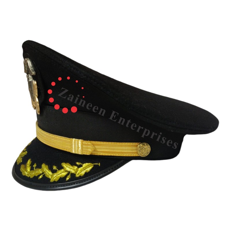 Us Navy Officer Visor Cap/Hat US Navy Commander Cap in Custom Size Made to Order gallery