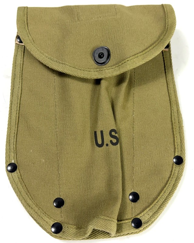 WWII US ARMY INFANTRY M43 M1943 ENTRENCHING SHOVEL TOOL CARRIER COVER-OD#3