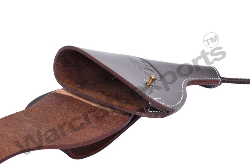 ACP Colt US M 1917/1942 .45 ACP Revolver Leather U.S. M2 WWI Holster -Dark Brown gallery