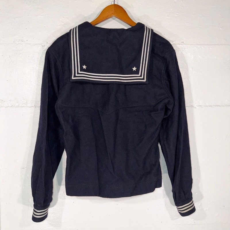 What Price Glory WWII US Navy Wool Sailor Pullover Jumper Size 42 Reproduction gallery
