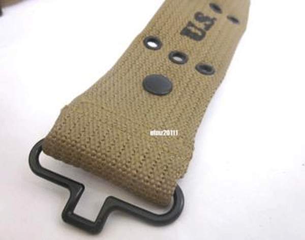 WWII US Amry Webbing Equipment Belt - US049 gallery