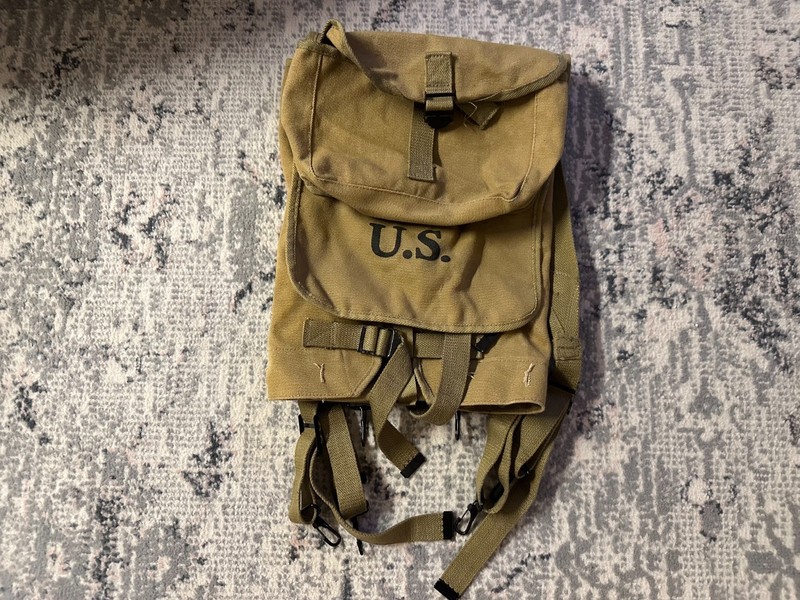 WWII U.S. Army M1928 Haversack Backpack Reproduction