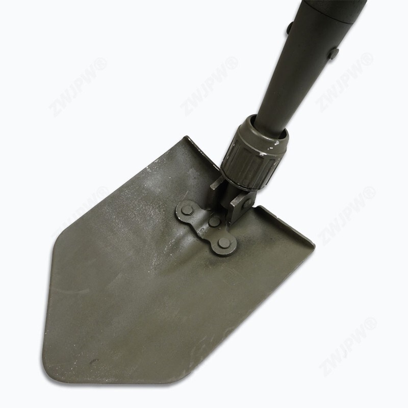 WW2 US M1945 Folding Spade Shovel With Khaki Shovel Cover gallery