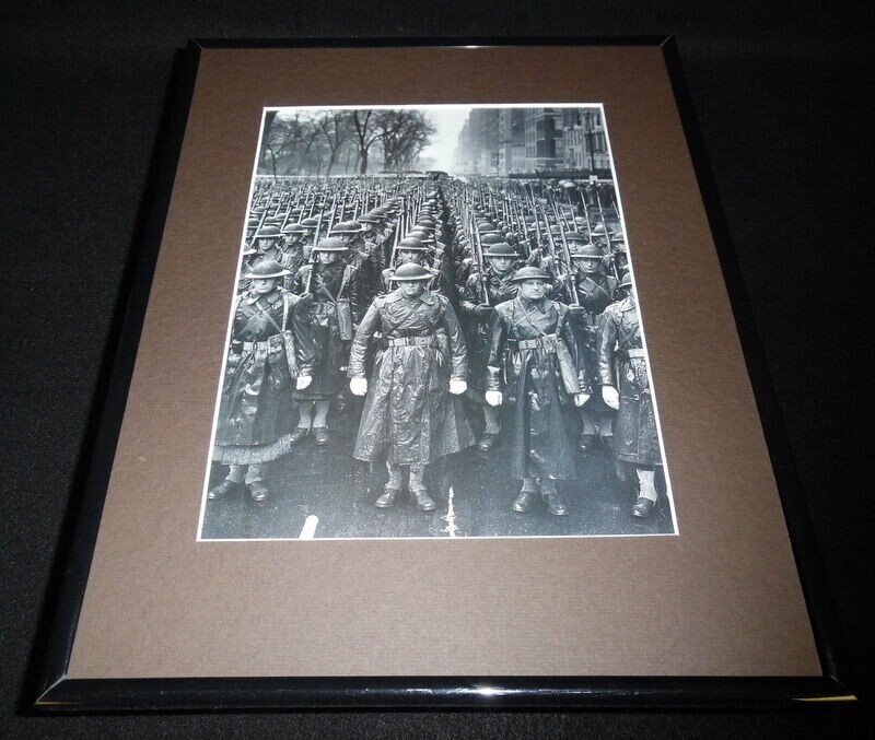 1942 Army Navy Day New York City Framed 11x14 Photo Display