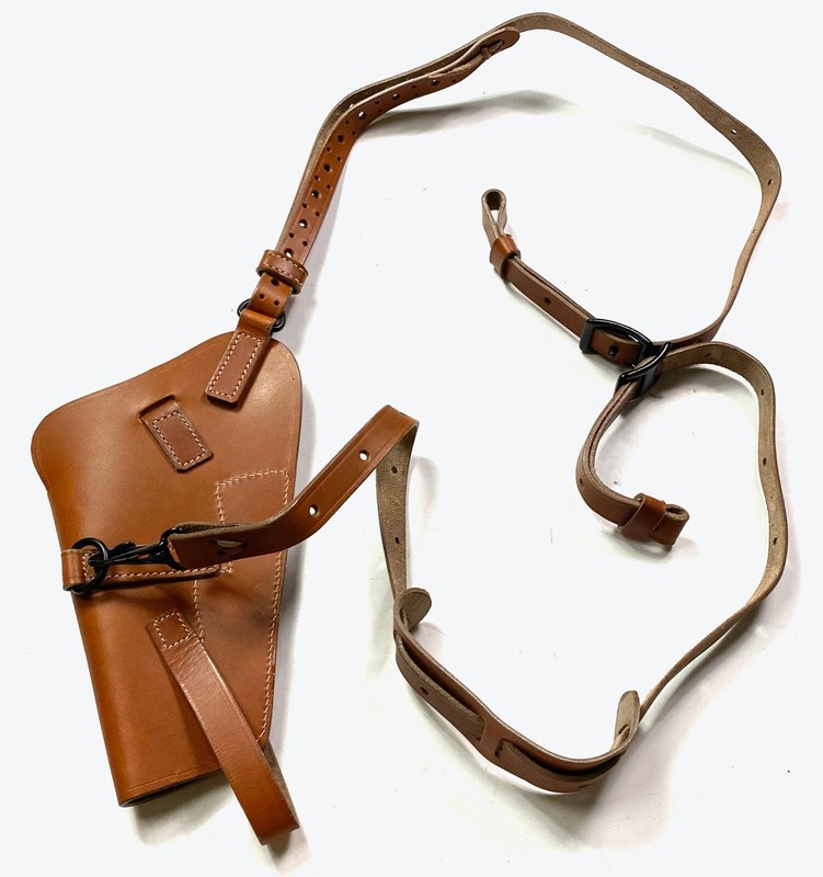 WWII US .45 PISTOL M7 SHOULDER HOLSTER-LIGHT BROWN gallery