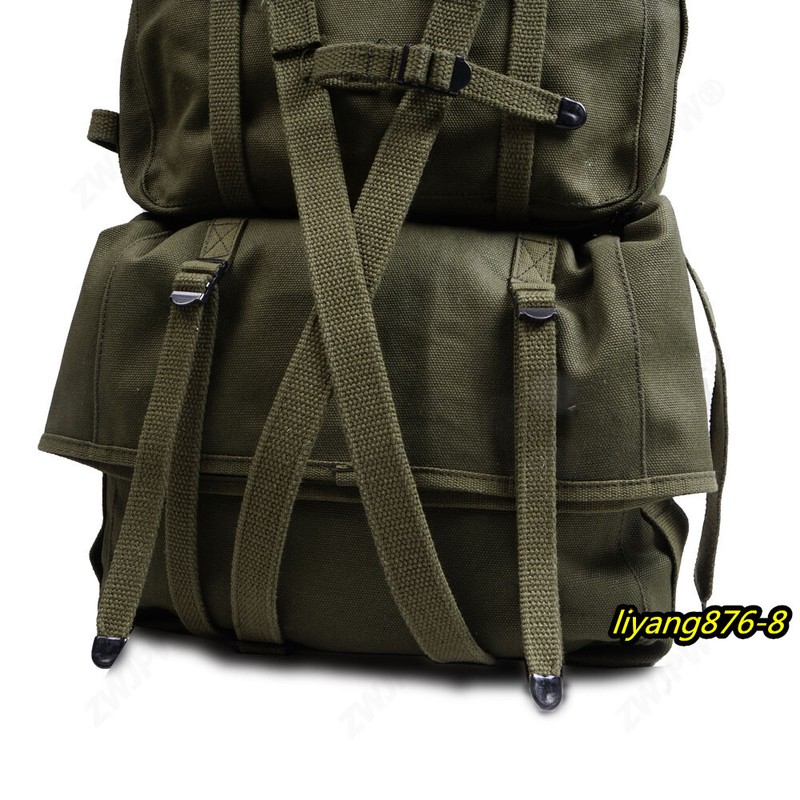 US ARMY USMC M1944 Combination Backpack Set W/ Strap Canvas Green Replica Bags gallery