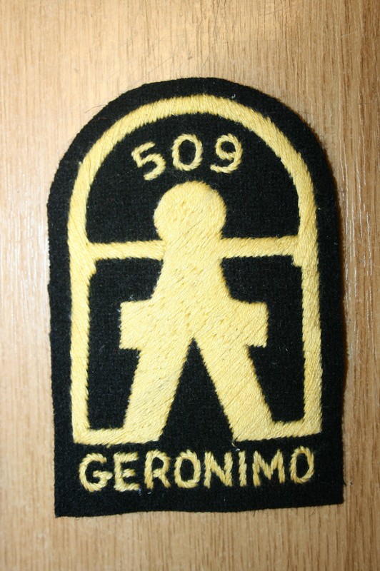 509TH PARACHUTE INFANTRY REGIMENT P.I.R 509 POCKET PATCH BADGE GINGERBREAD MAN
