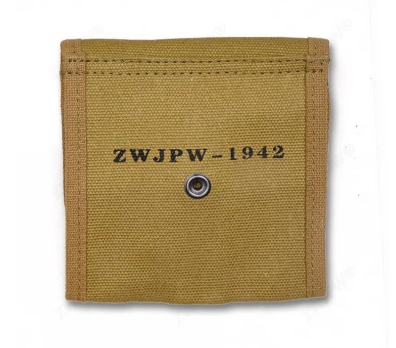 WWII U.S. Army M1 Carbine Pocket Bag US Two Pouch Khaki-1400 gallery