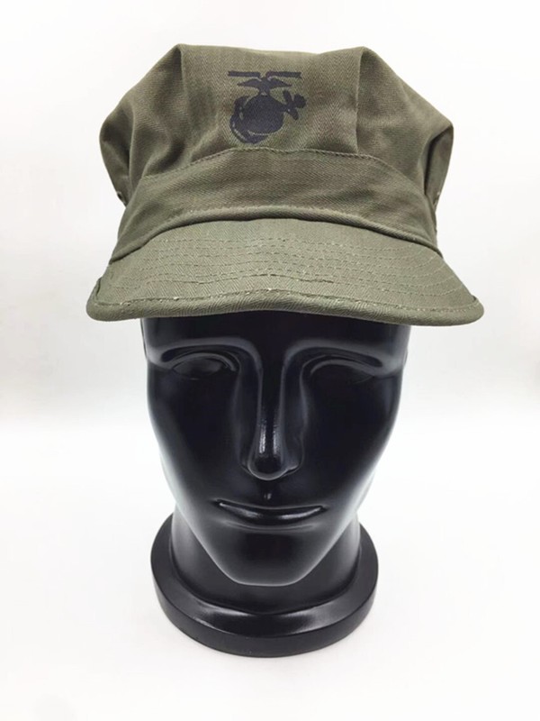 US HBT USMC PACIFIC CAMOUFLAGE GREEN MARINE CORPS CAP gallery