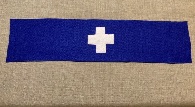 WWII US Army Christian Chaplin's Armband Brassard
